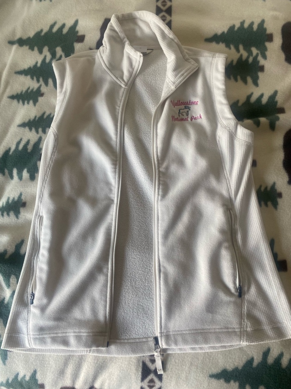 Women’s Vest - Yellowstone National Park Embroidered